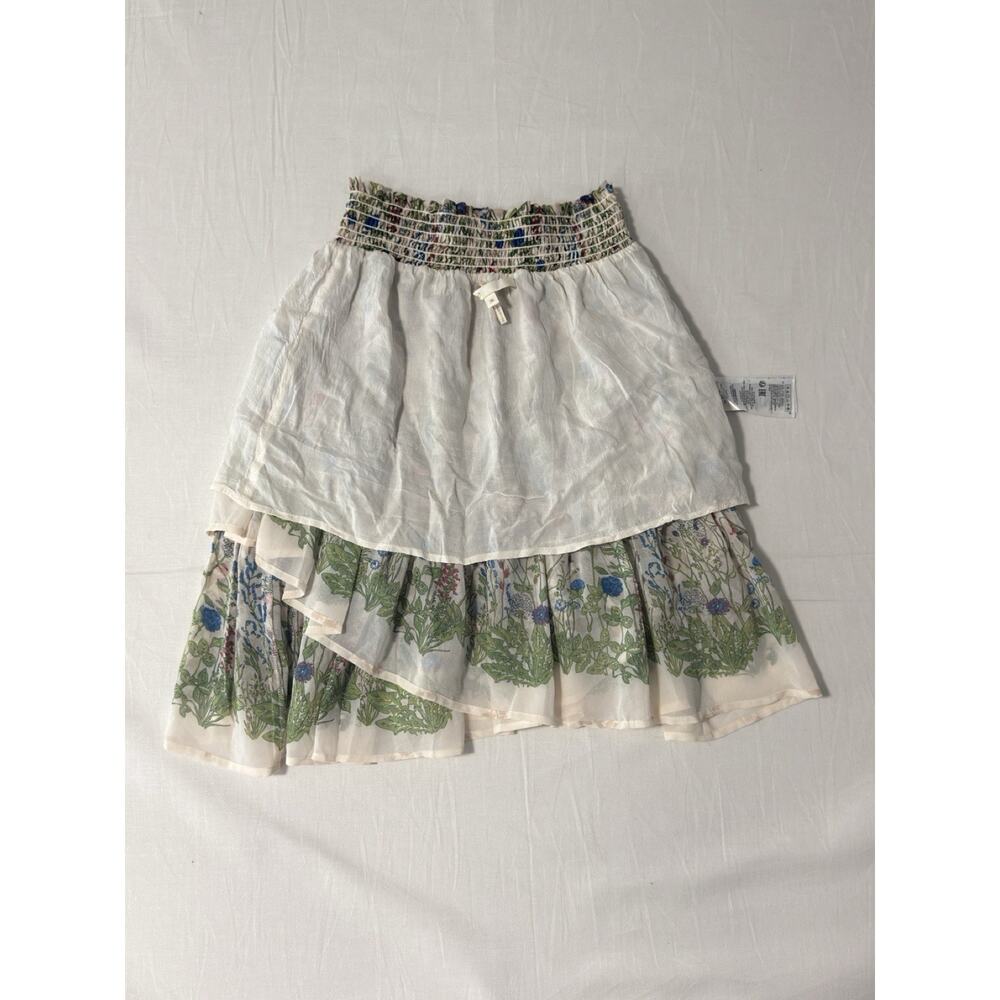Maje - Bucolic skirt with ruffles and smocks - Size 36 (S) - Picture 8 of 9